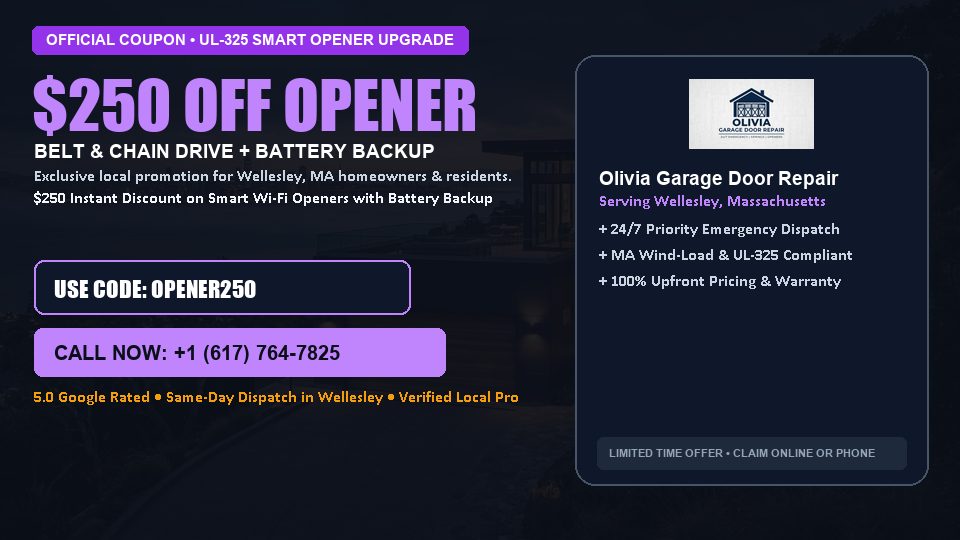 Olivia Garage Door Repair $250 OFF Premium LiftMaster Opener Installation