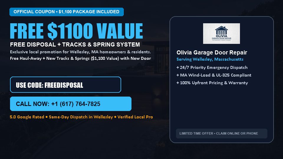 Olivia Garage Door Repair FREE Haul-Away & Heavy-Duty Tracks with New Door